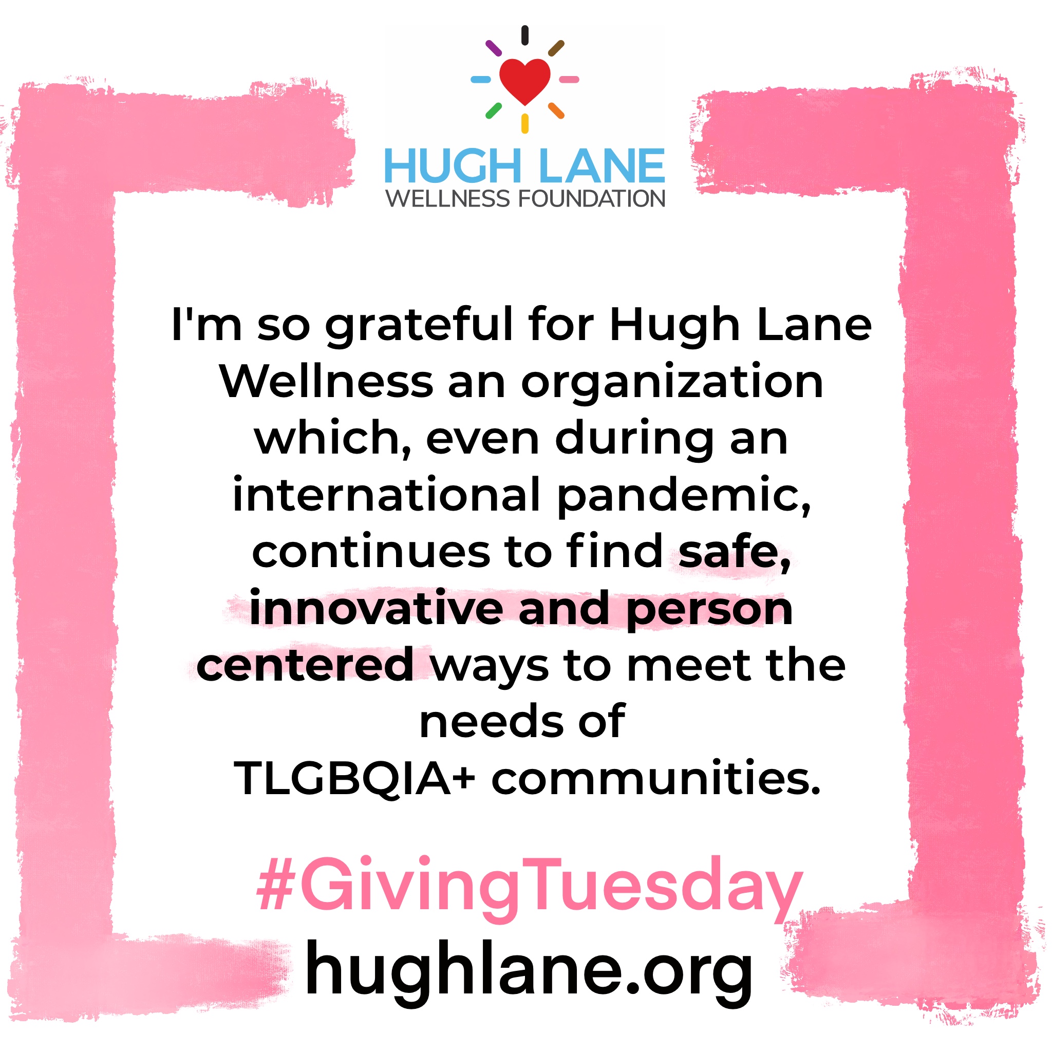 Testimonials Hugh Lane Wellness Foundation